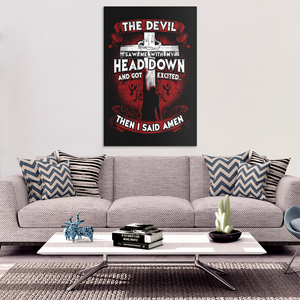 "Then I Said Amen" Premium Printed Canvas