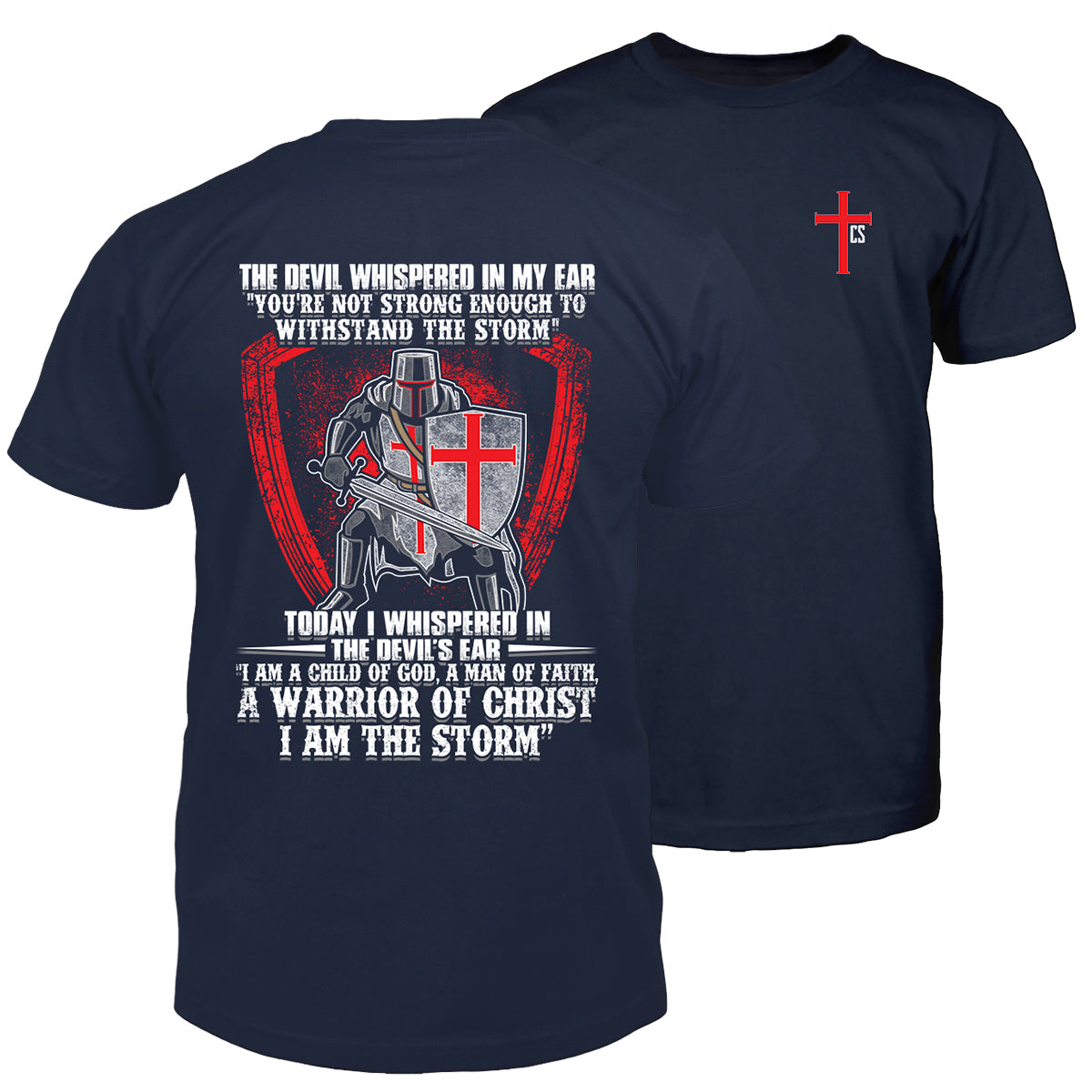 Warrior of Christ Men's Christian T-Shirt – Christian Style