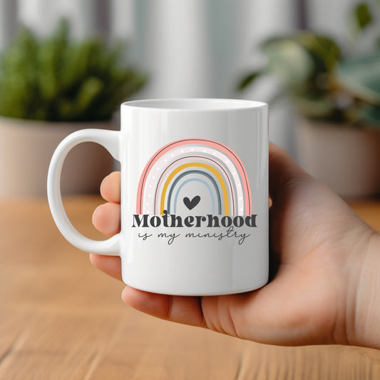 Motherhood Is My Ministry 15oz Coffee Mug