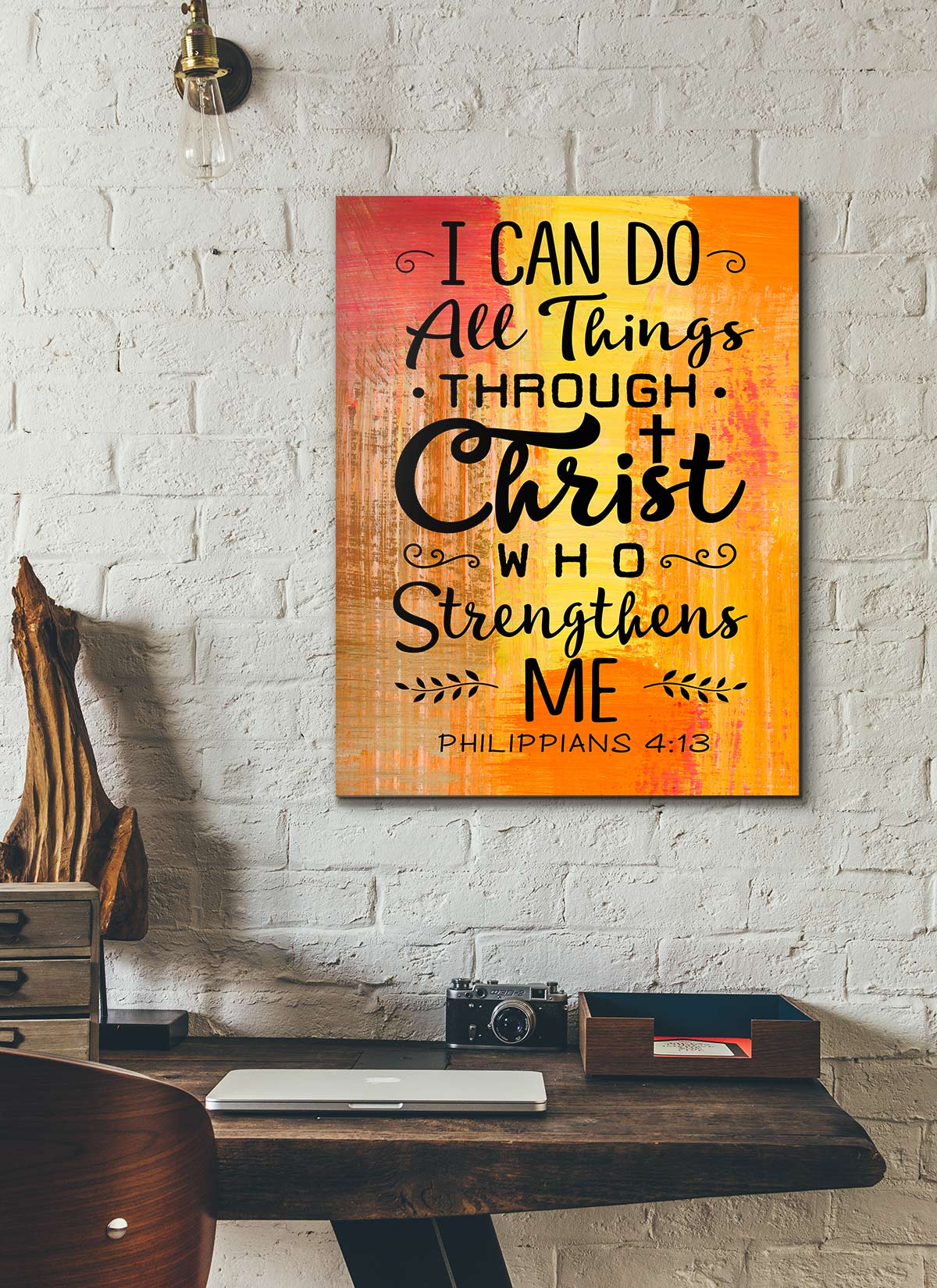 PHILIPPIANS 4:13 PREMIUM CANVAS