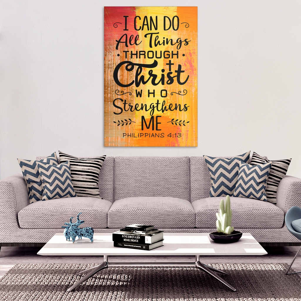 PHILIPPIANS 4:13 PREMIUM CANVAS