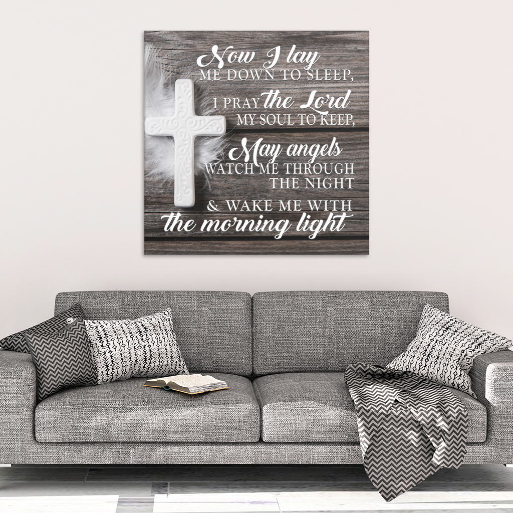"Now I Lay" Premium Canvas