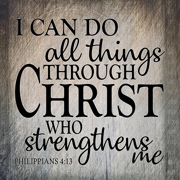 I Can Do All Things - Premium Square Canvas