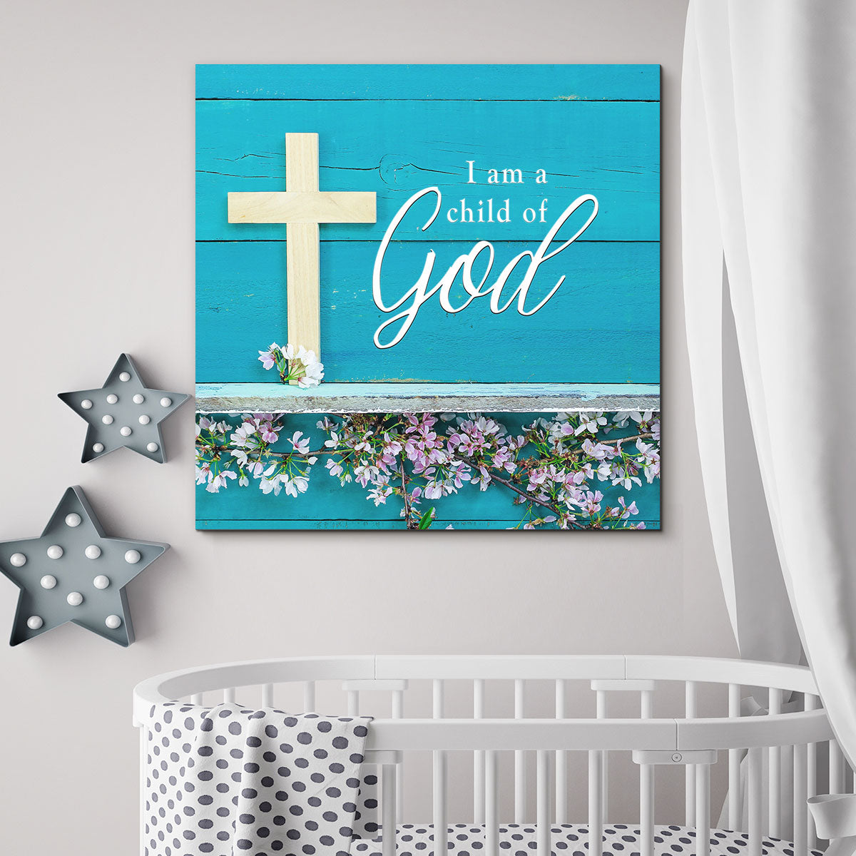"I AM A CHILD OF GOD" PREMIUM CANVAS