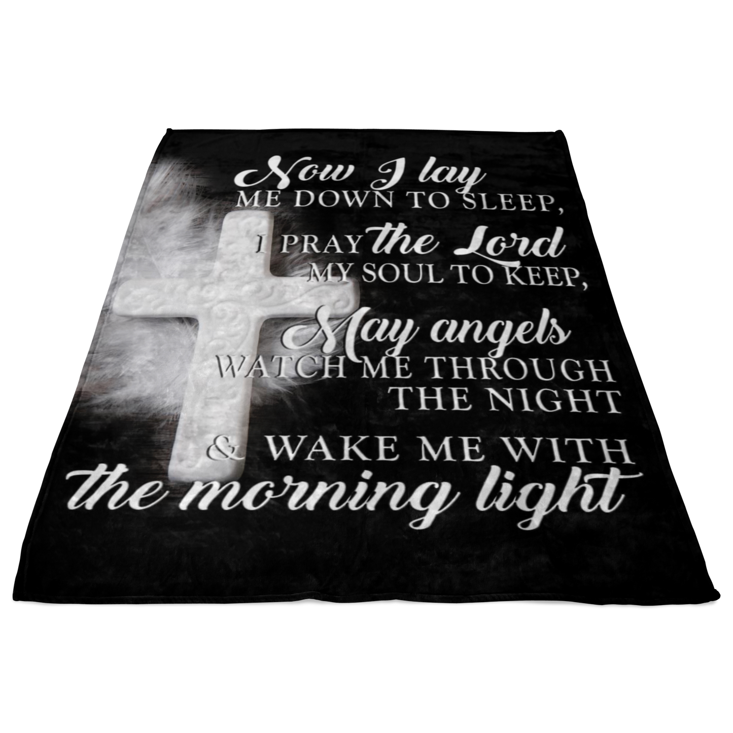 "Now I Lay Me Down To Sleep" Fleece Blanket