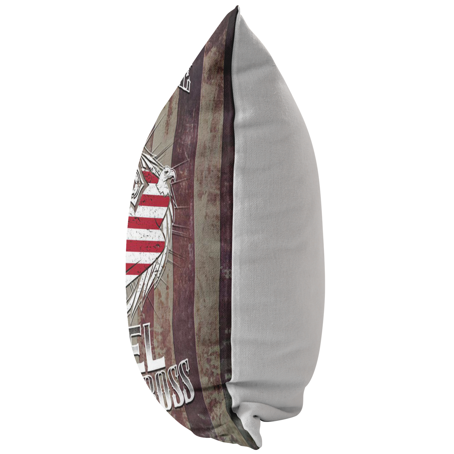"Stand For The Flag, Kneel For The Cross" Pillow