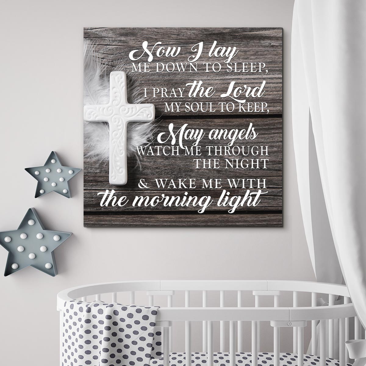"Now I Lay" Premium Canvas