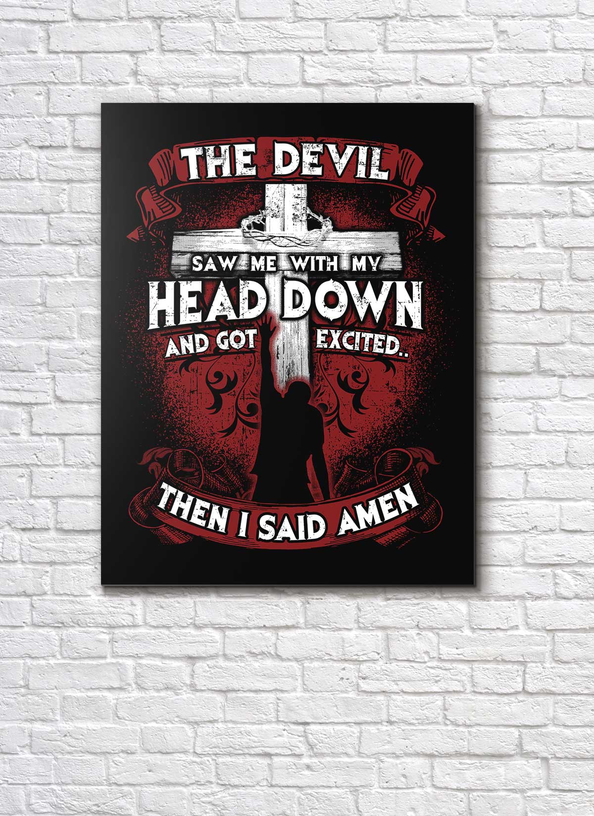 THEN I SAID AMEN Canvas