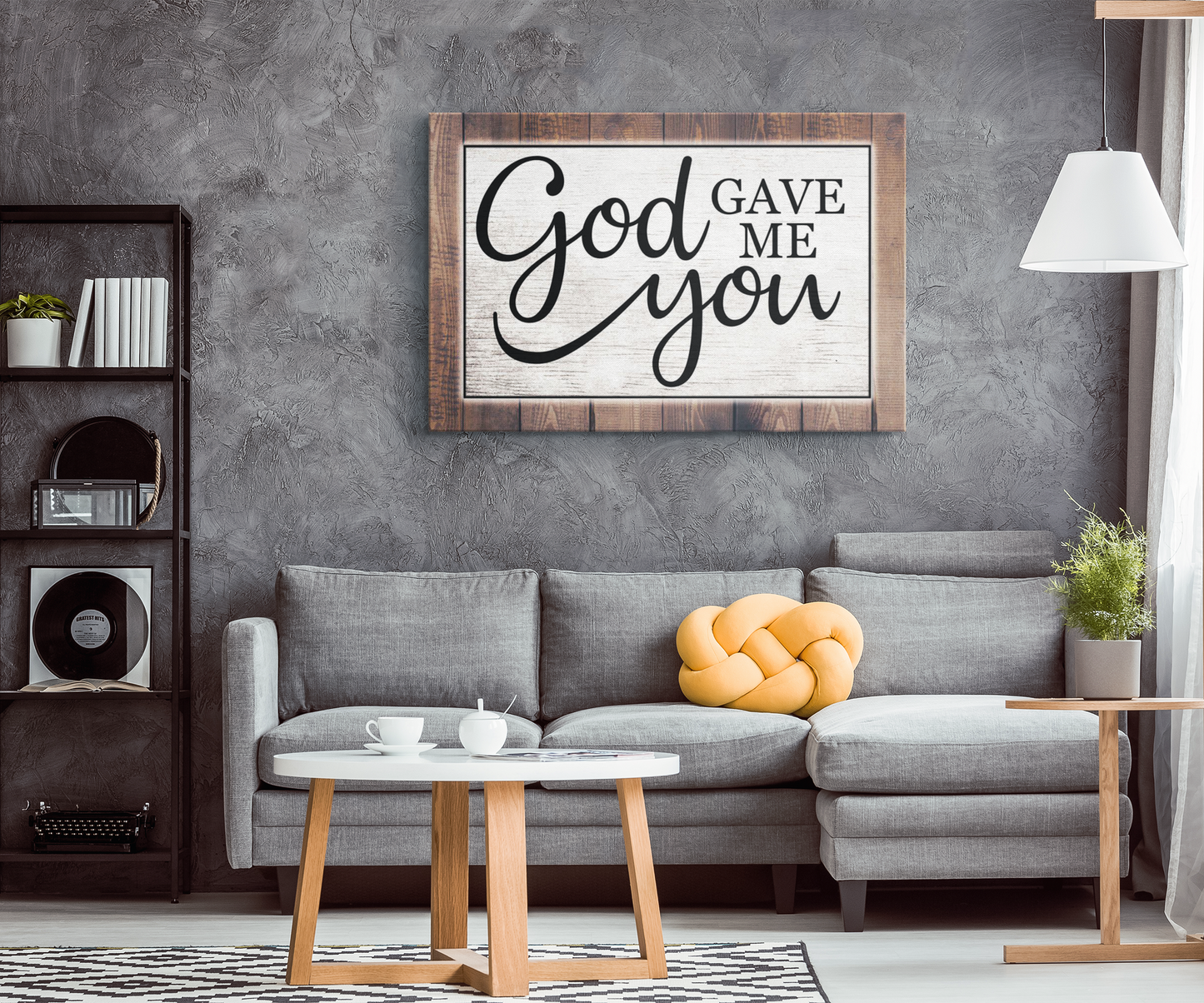 "God Gave Me You" Premium Canvas