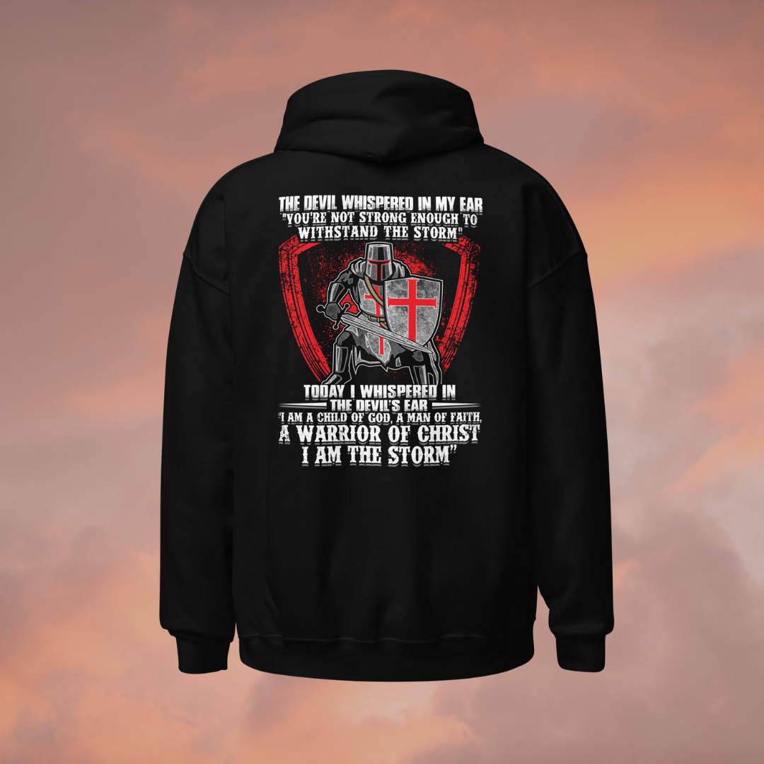 Warrior of Christ Men's Hoodie