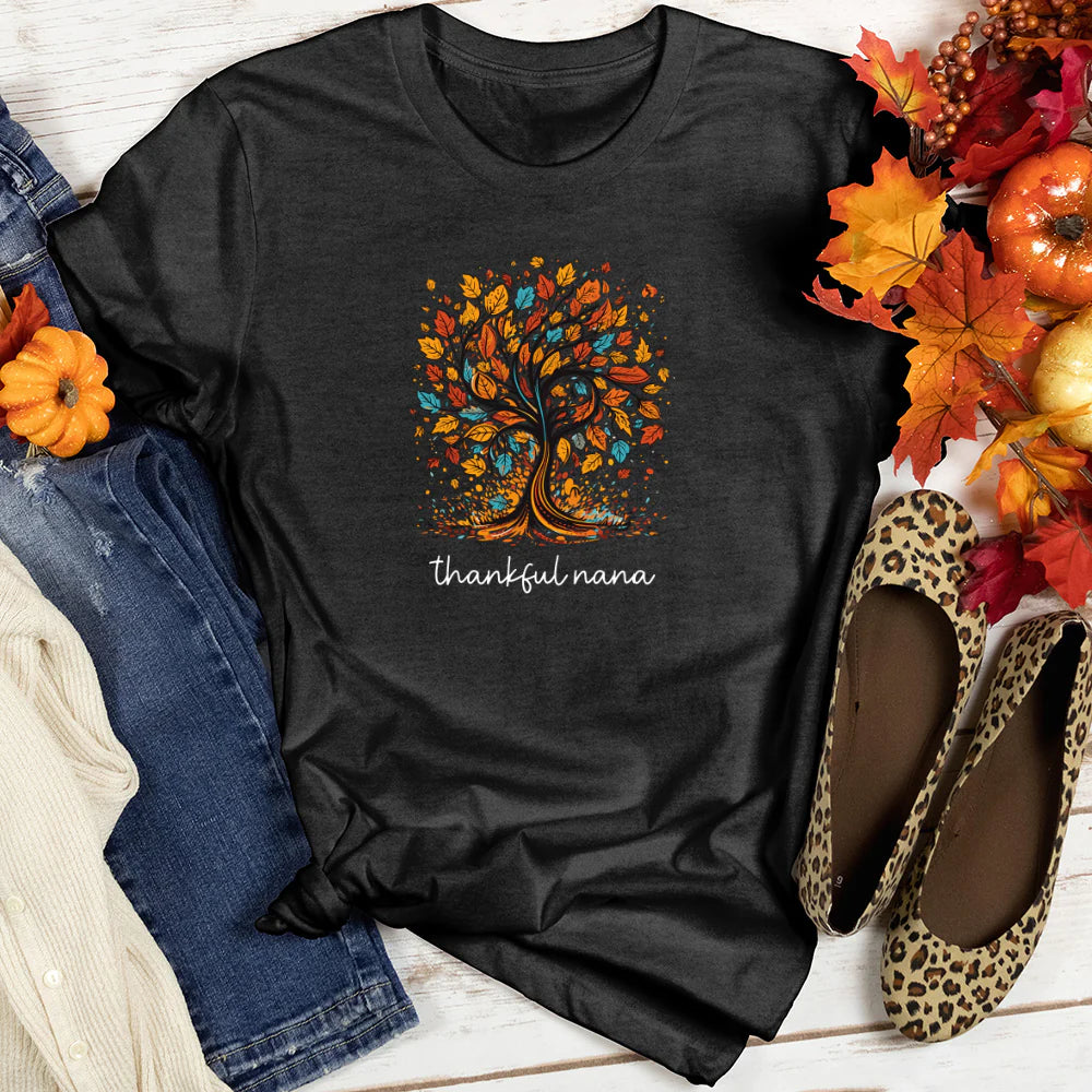 Paisley Fall Thankful Nana Women's T-Shirt