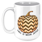 Fall-O-Ween Jesus Pumpkin 15oz Coffee Mug