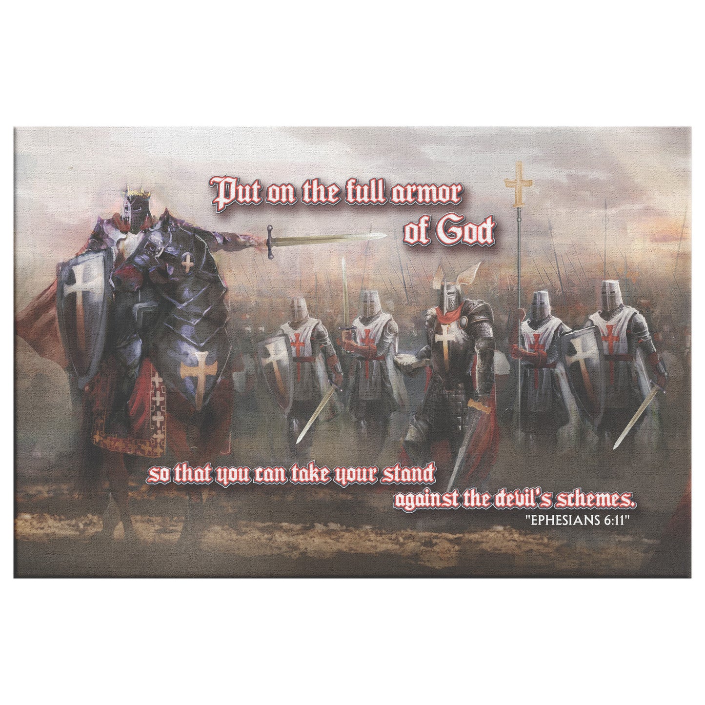 Full Armor Of God Premium Canvas