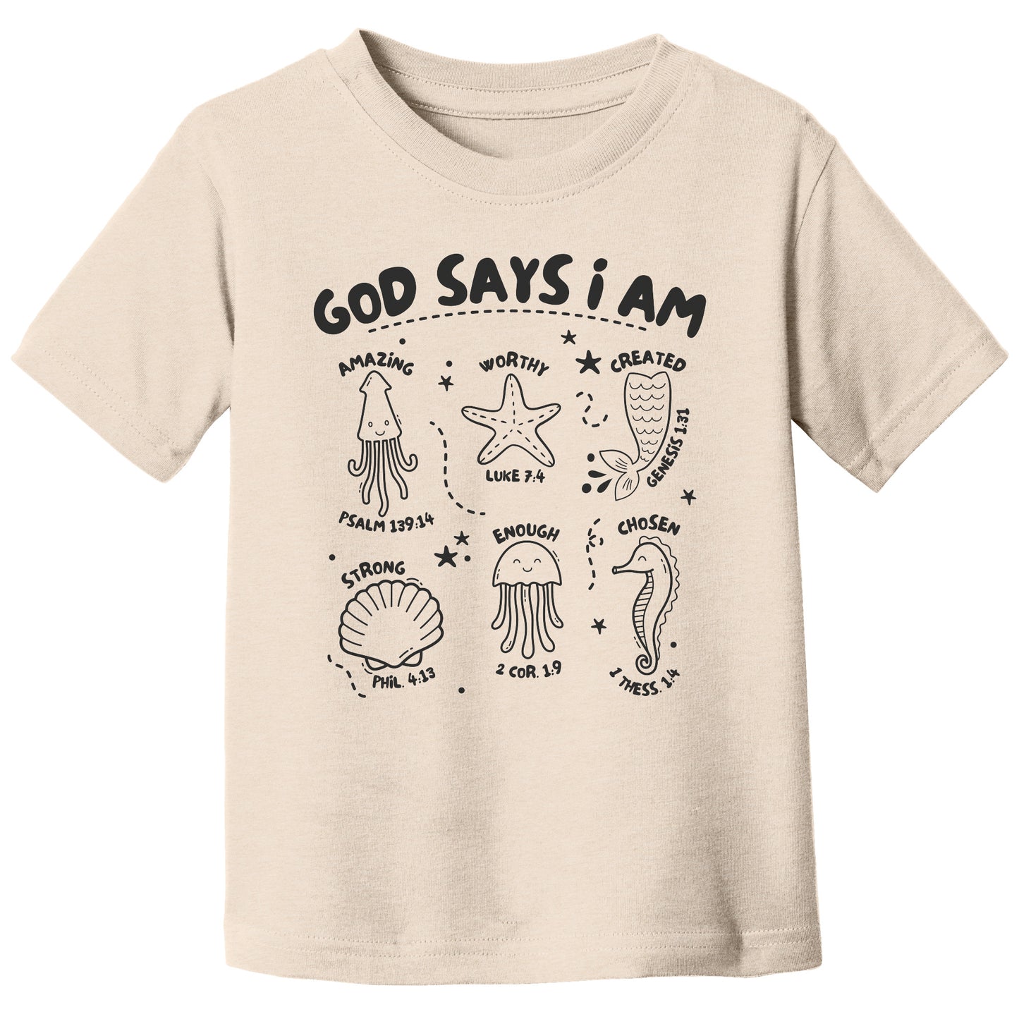 God Says I Am Toddler T-Shirt