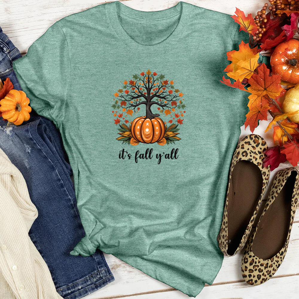 Harvest Tree Pumpkin Women's T-Shirt