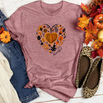 Thankful Pumpkin Heart Women's T-Shirt