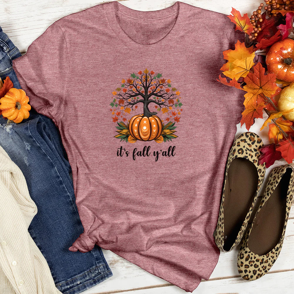 Harvest Tree Pumpkin Women's T-Shirt