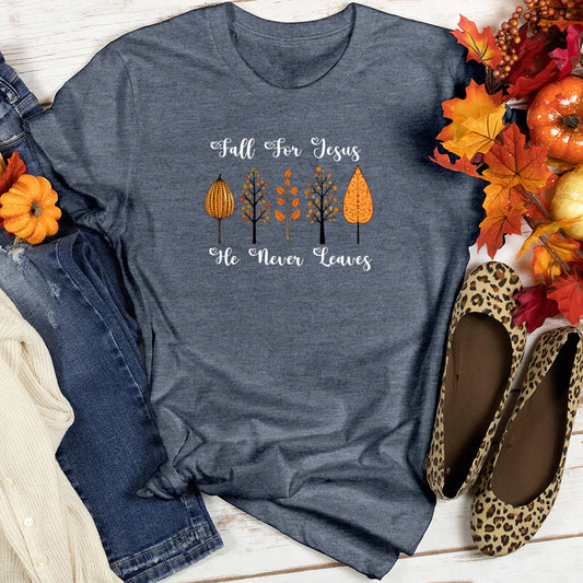 Fall For Jesus Wonderland Women's T-Shirt