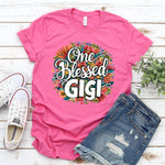 One Blessed Gigi Floral Women's T-Shirt