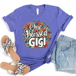 One Blessed Gigi Floral Women's T-Shirt