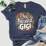 One Blessed Gigi Floral Women's T-Shirt