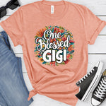 One Blessed Gigi Floral Women's T-Shirt