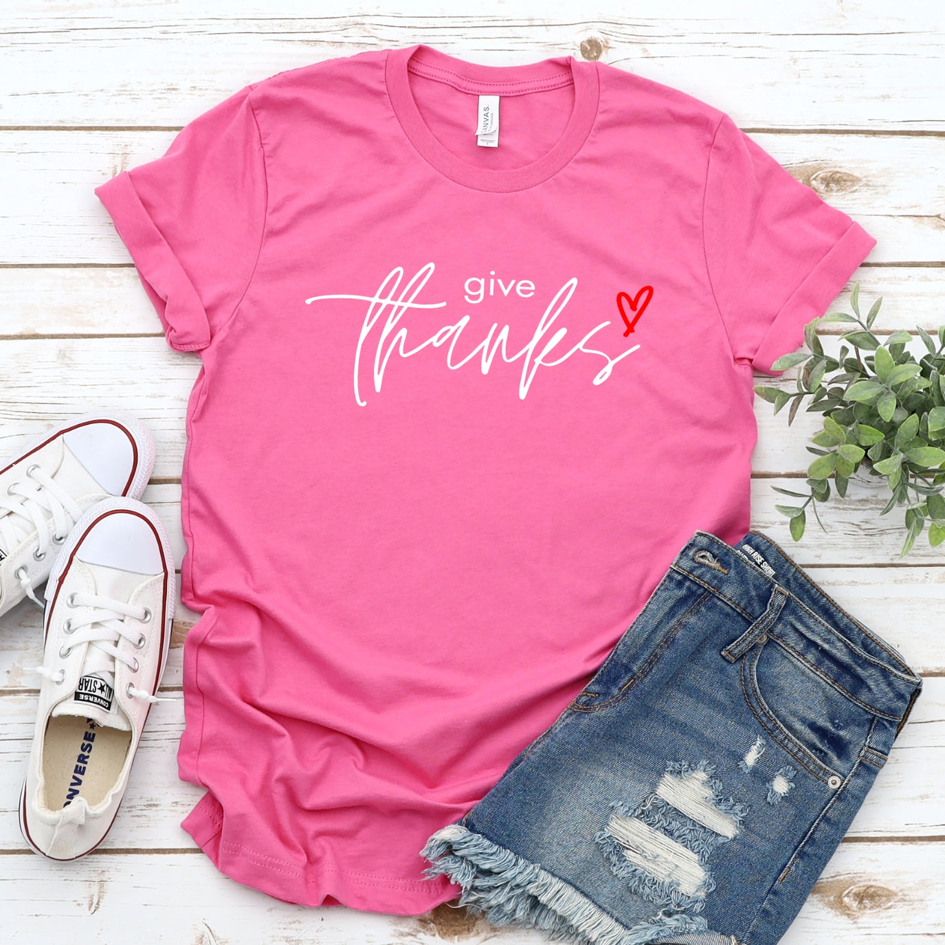 Give Thanks Women's T-Shirt