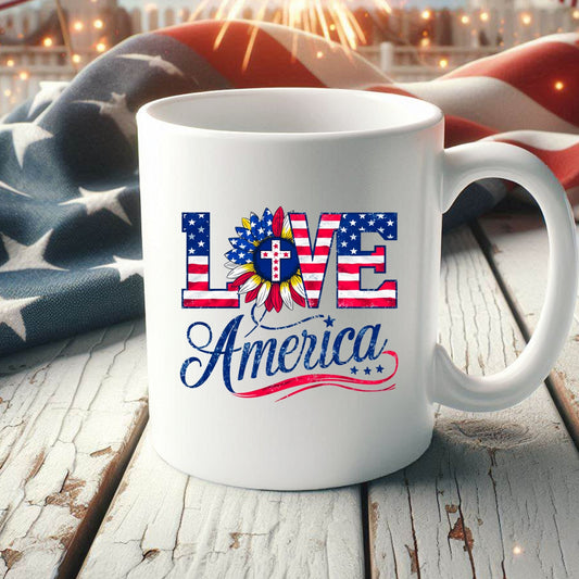 Love America 15oz Coffee Mug