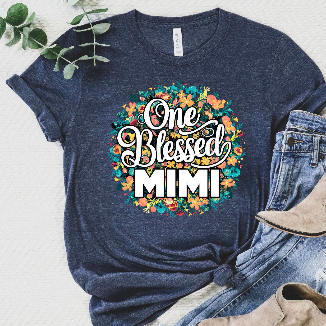 One Blessed Mimi Floral Women's T-Shirt