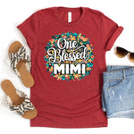 One Blessed Mimi Floral Women's T-Shirt