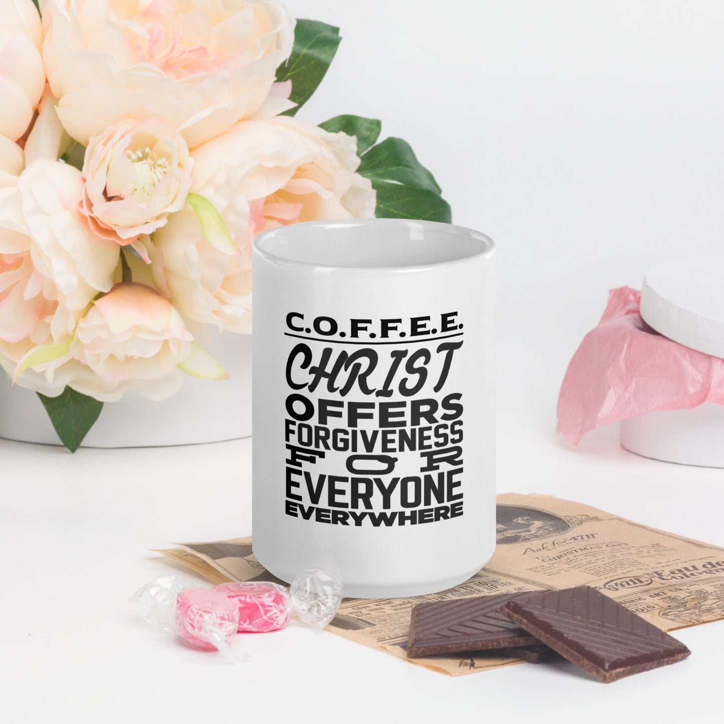 C.O.F.F.E.E. Christ Offers Forgiveness Everywhere Mug