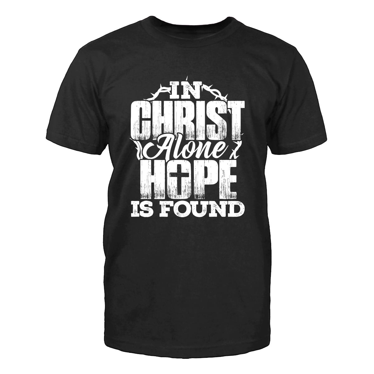 In Christ Alone Men's Christian T-Shirt – Christian Style