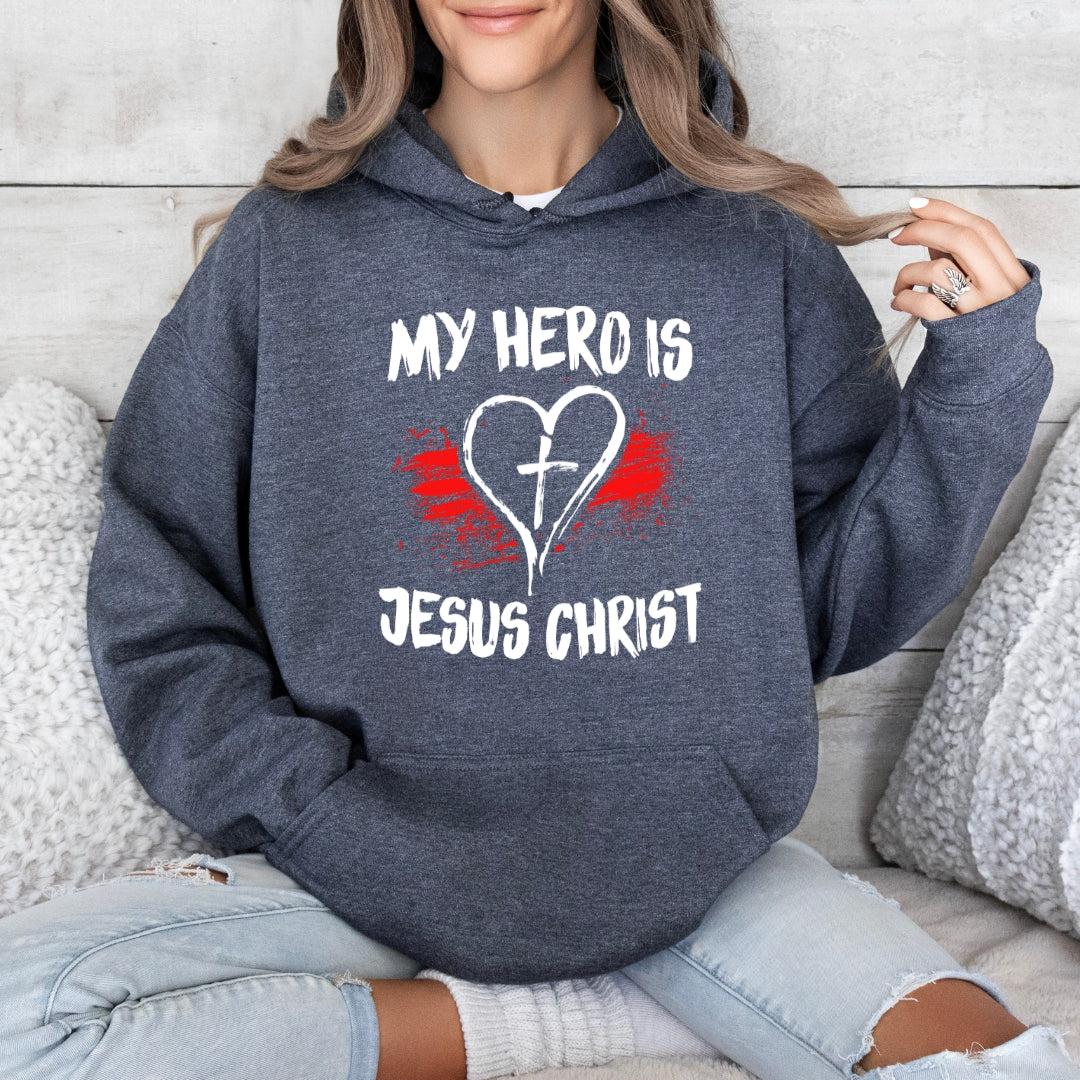 My Hero Is Jesus Christ Women's Hoodie