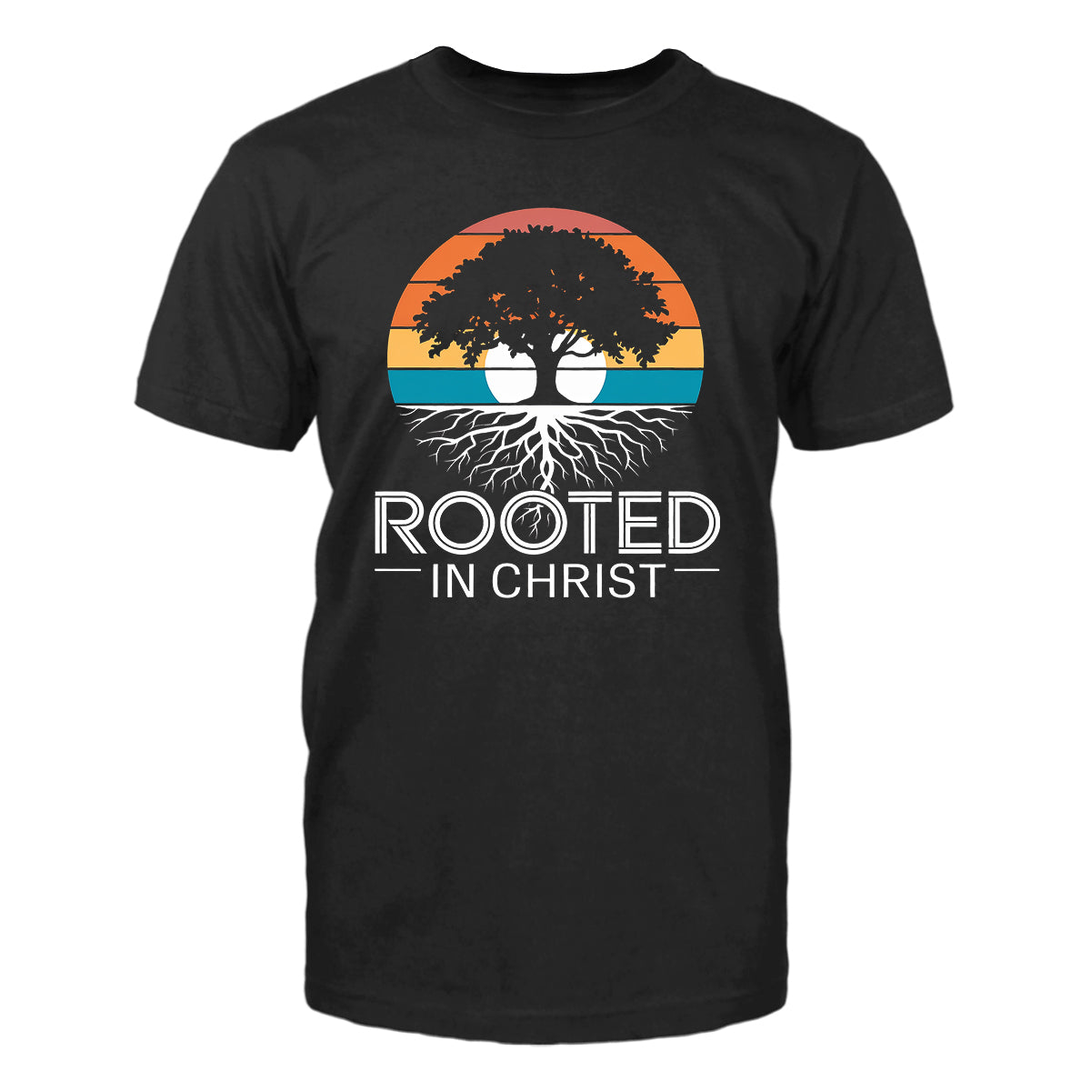 Rooted In Christ Men's Christian T-Shirt – Christian Style