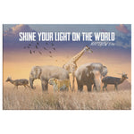 Shine Your Light On The World Premium Kids Canvas