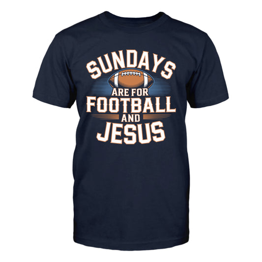 Sundays Are For Football And Jesus Men's T-Shirt