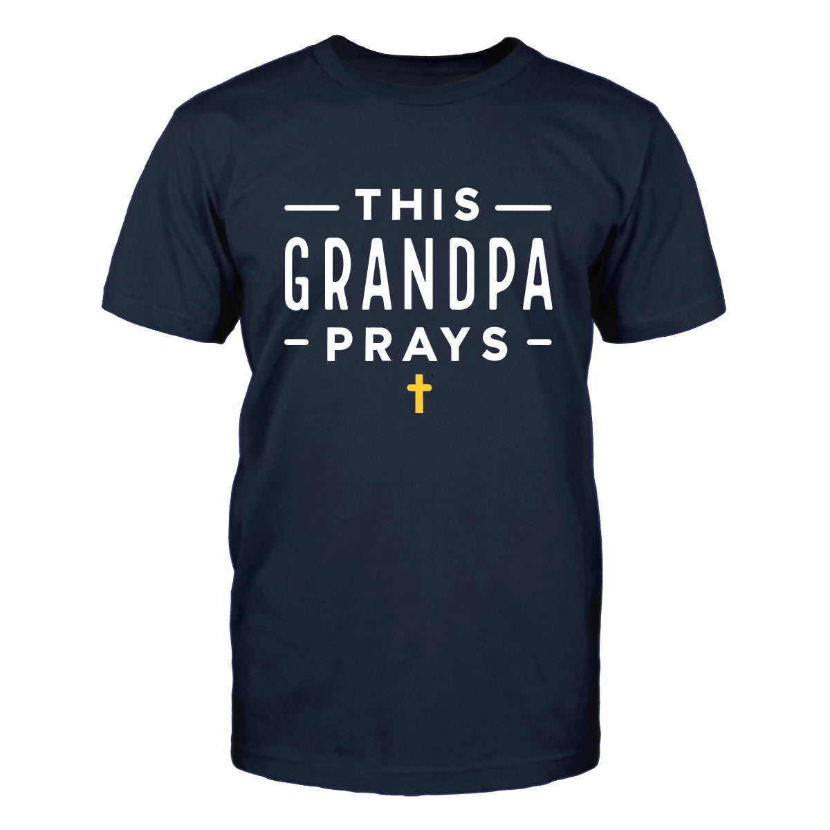 This Grandpa Prays Men's T-Shirt