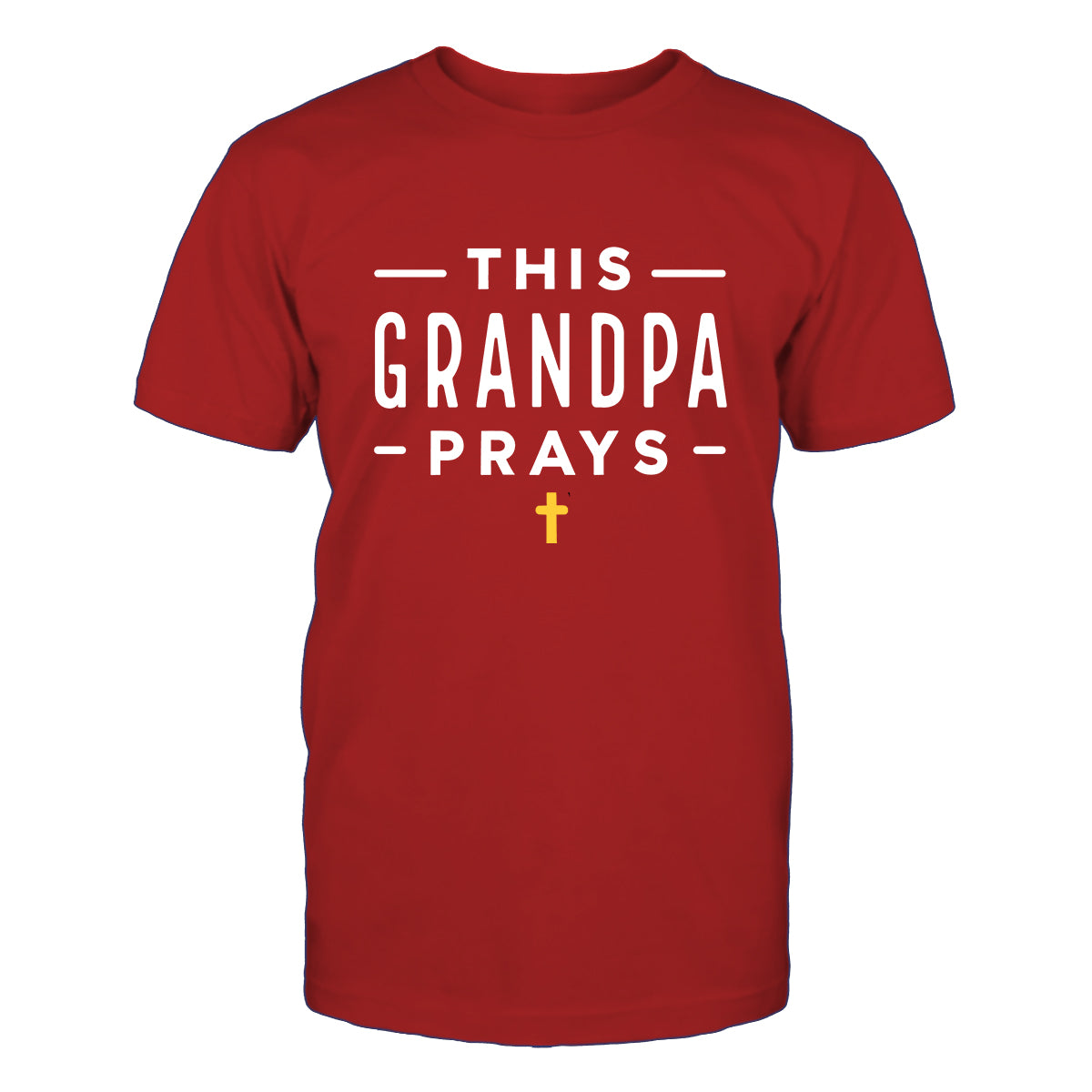 This Grandpa Prays Men's T-Shirt