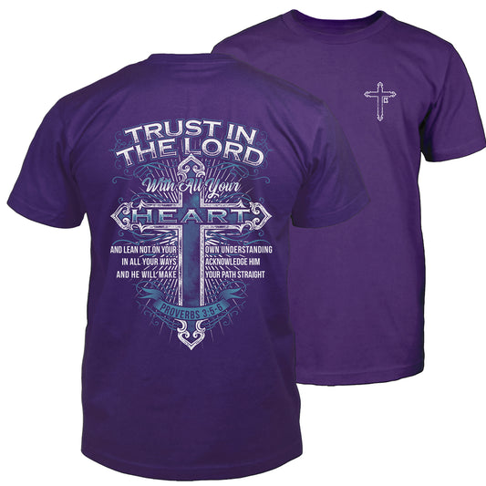 Trust in the Lord - With All Your Heart Men's T-Shirt