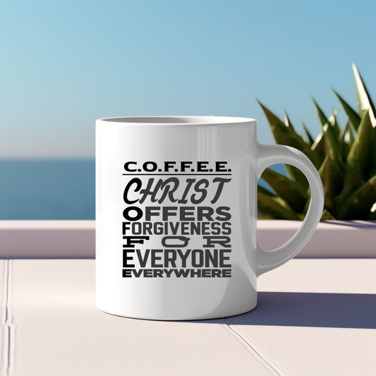 C.O.F.F.E.E. Christ Offers Forgiveness Everywhere 15oz Coffee Mug