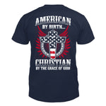 American By Birth Men's T-Shirt
