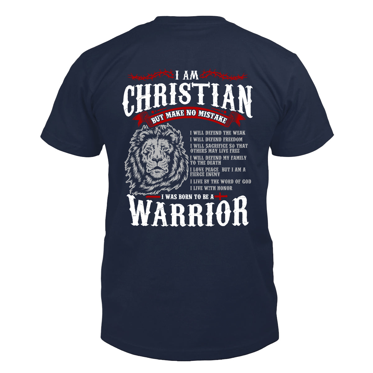 Christian Warrior Men's T-Shirt