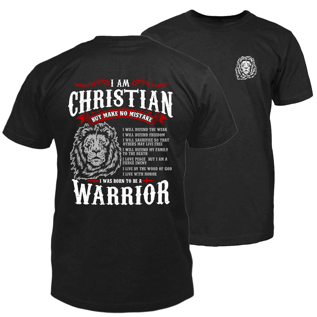Christian Warrior Men's T-Shirt