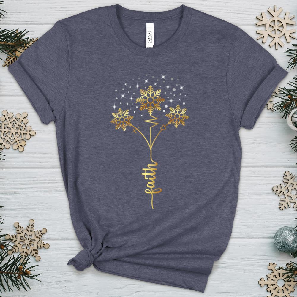 Faith Snowflake Sparkles Women's T-Shirt