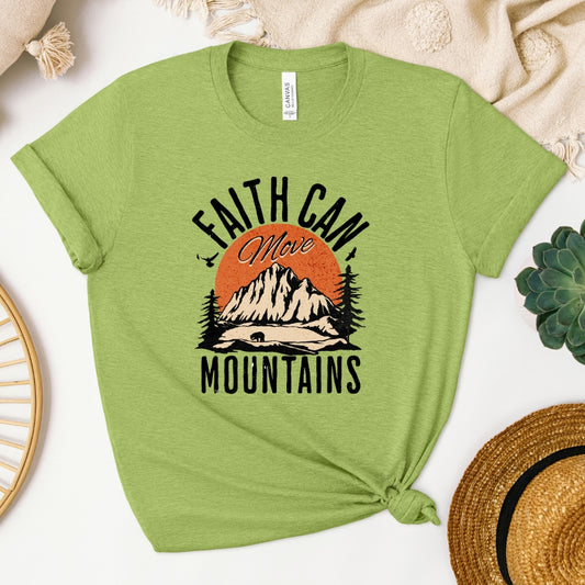 Faith Can Move Mountains Women's T-Shirt
