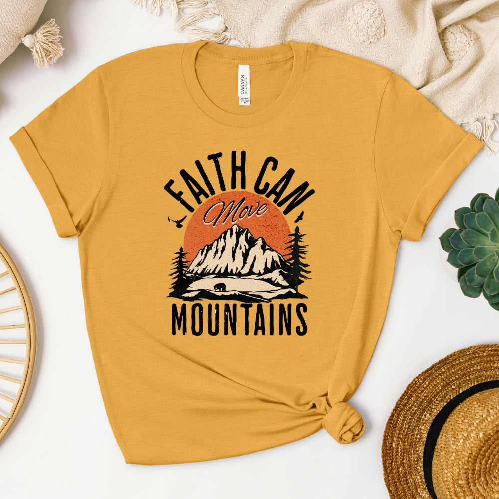 Faith Can Move Mountains Women's T-Shirt