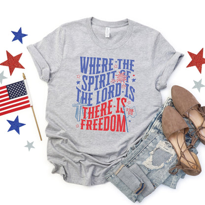 Where The Spirit Of The Lord Is There Is Freedom Women's T-Shirt
