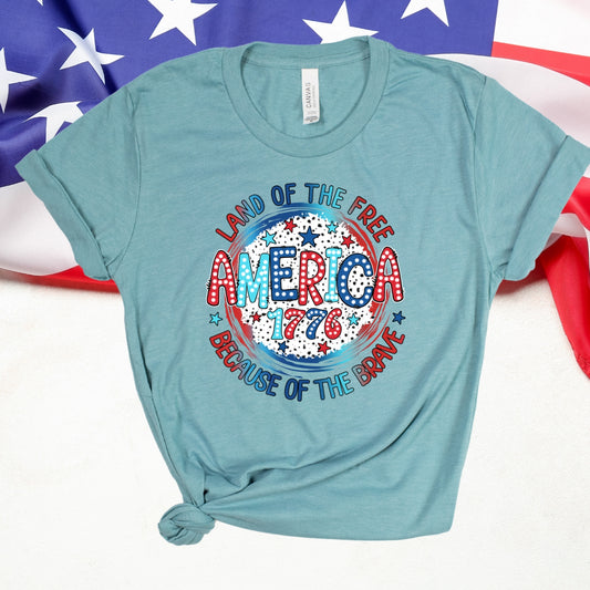 Land Of The Free Because Of The Brave Women's T-Shirt
