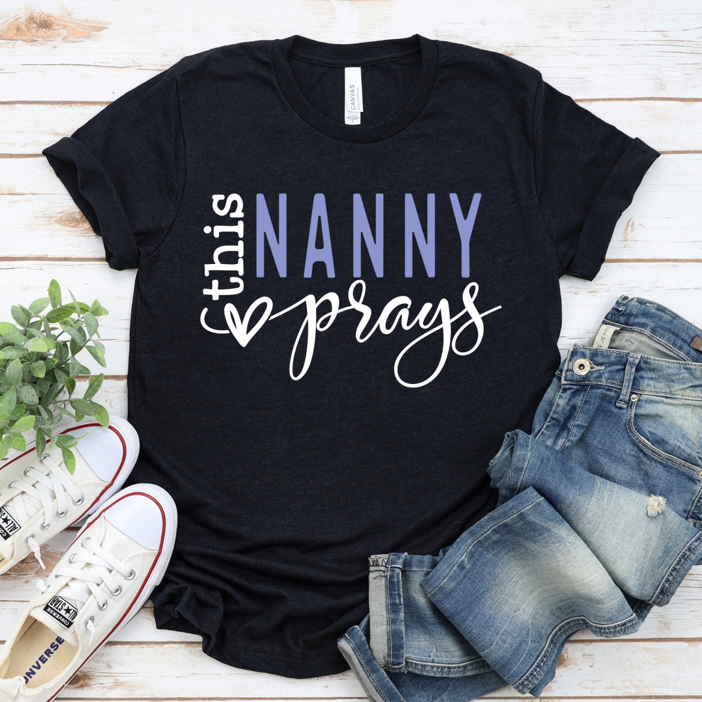 This Nanny Prays Women's T-Shirt