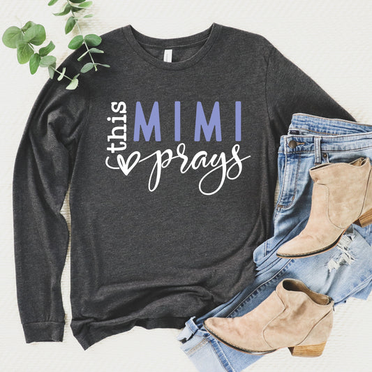 This MiMI Prays Long Sleeve Shirt